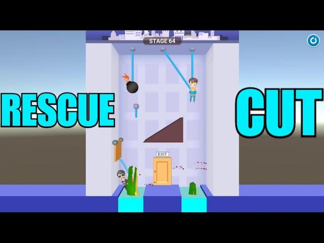 RESCUE CUT - ROPE PUZZLE || NEW LEVELS 2020 | GAMERZ TOPER