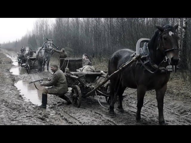 ВОЕННЫЙ ФИЛЬМ! НА ДЕВУШЕК ПЕРЕВОЗЯЩИХ ВОДКУ НАПАДАЮТ БАНДИТЫ! Наркомовский обоз! Русский фильм