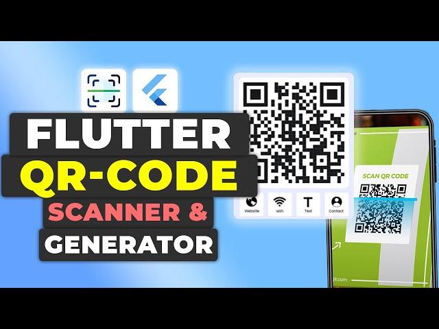 Flutter QRCode Generator & Scanner Tutorial | Barcode and QRCode Generation and Scanning Flutter App