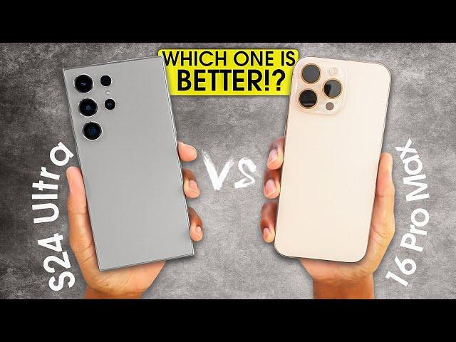 iPhone 16 Pro Max vs S24 Ultra BRUTALLY HONEST