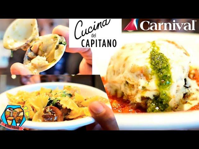 FREE Pasta Bar at Cucina del Capitano on the Carnival Panorama Cruise || The BEST White Clam Sauce!