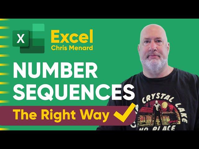 Excel Fill Number the right way using the SEQUENCE function