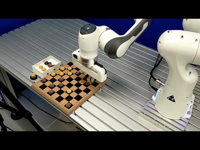An interactive collaborative robotic system to play Italian checkers