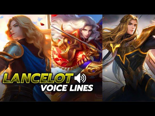 Lancelot Voice lines & Title - Old Lancelot, Revamp, Royal Matador and Swordmaster #MobileLegends