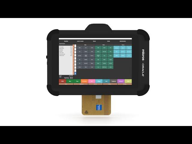Oracle MICROS tablet point of sale
