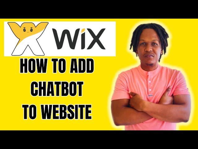 HOW TO ADD CHATBOT TO WIX WEBSITE 2024