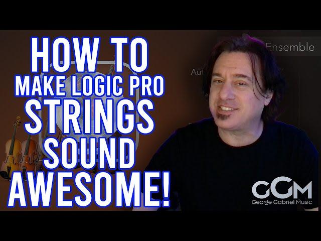 HOW TO MAKE LOGIC PRO STRINGS SOUND AWESOME! #logicpro, #logicprotips #logicstrings