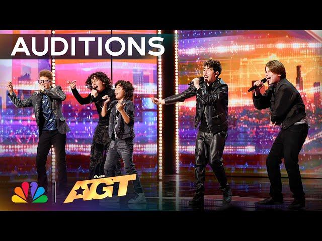 Simon Cowell Has Boy Band Menudo Sing TWICE! | Auditions | AGT 2024