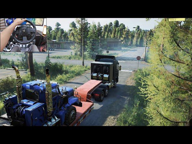 Truck Recovery - SnowRunner | Thrustmaster TX gameplay