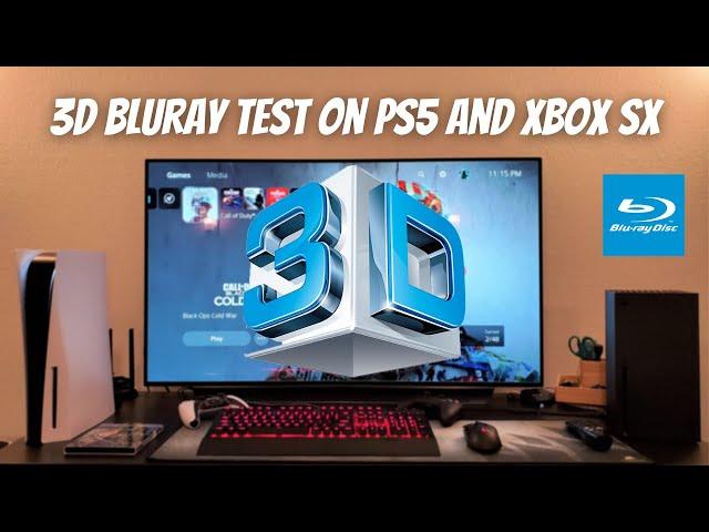 PS5 and Xbox Series X 3D Bluray Test and 4K UHD Bluray Comparison