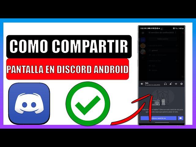 Como transmitir pantalla en discord en android