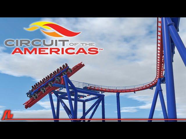 COTA Tilt Coaster POV, Circuit of the America's 2025 Roller Coaster