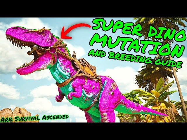 Ark Survival Ascended MUTATIONS/BREEDING GUIDE!!! How to breed after the MASSIVE UPDATE!!!