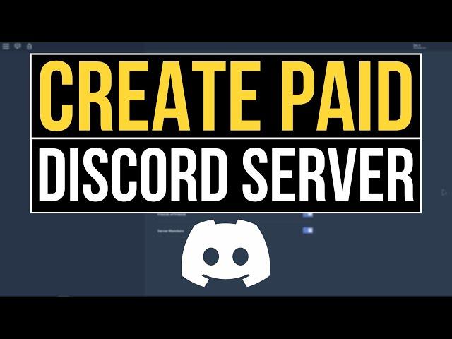 How to Create Paid Discord Server / Community | Monthly Discord Membership (2024)