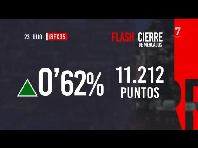 Flash cierre de mercados (23/07/2024)