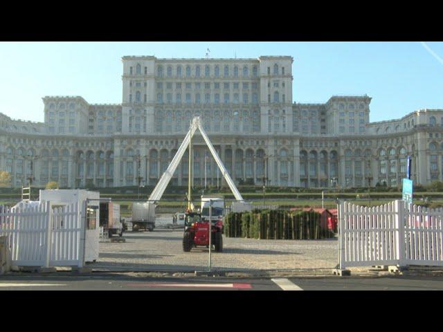 Bucharest Christmas Market 2024 - Preparations