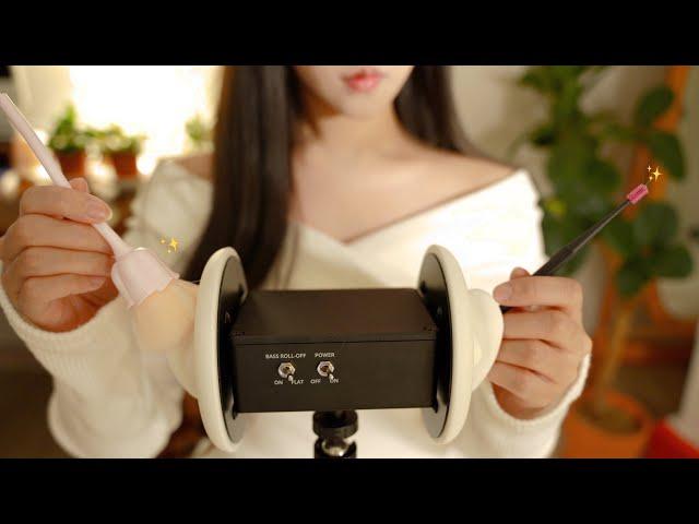 ASMR Melting & Strong Ear Triggers(No Talking)│Ear Cleaning, Tapping, Massage 