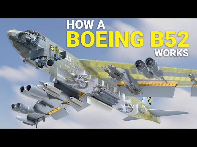 B52 Bomber Boeing Plane | How it Works US Airforce Bomber