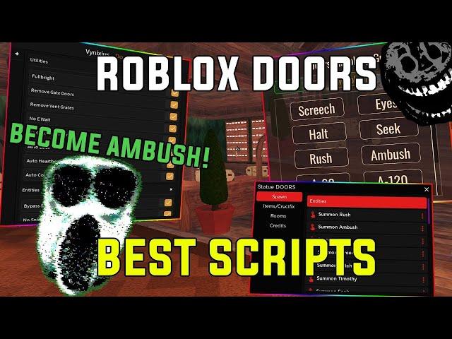 Roblox Doors Script GUI Hack: Auto Win Game, Entity Spawner, Get Crucifix & More