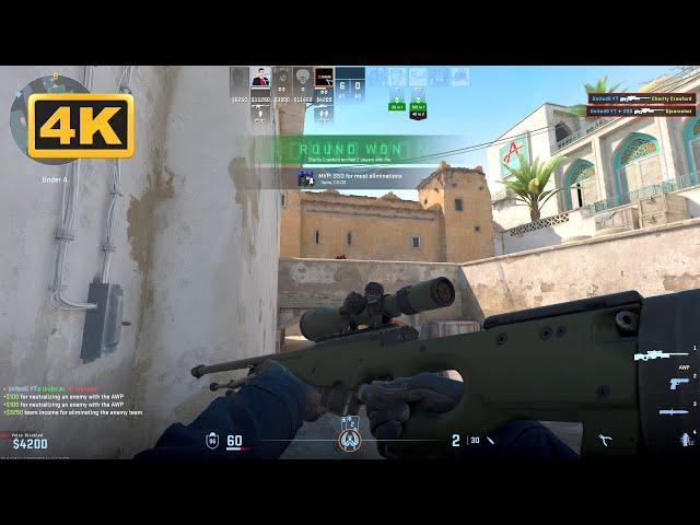 Counter Strike 2 Gameplay 4K (No Commentary)