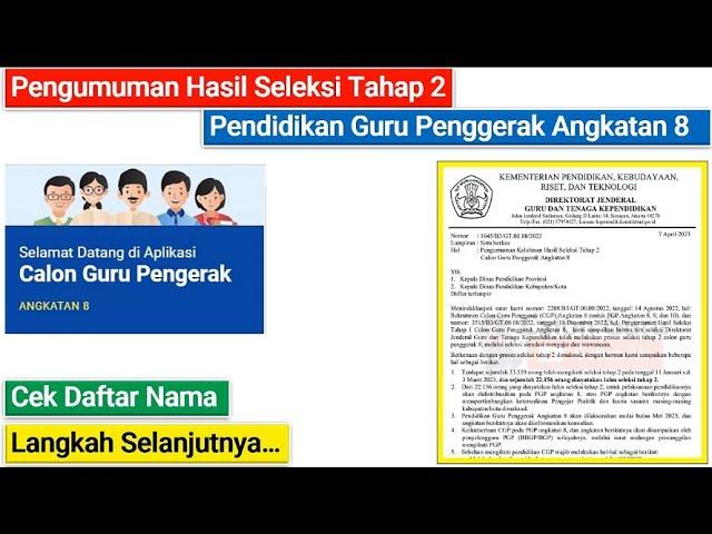 RESMI Pengumuman Guru Penggerak Angkatan 8, Daftar Nama LULUS dan Langkah Setelah Lulus Tahap 2