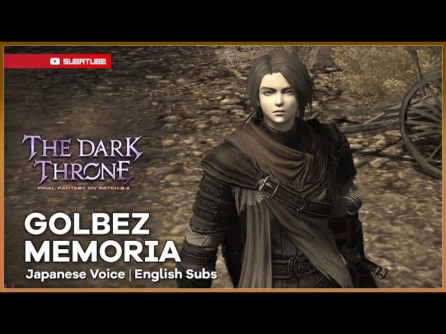 GOLBEZ MEMORIA Crystal Cutscene - FFXIV 6.4 The Dark Throne Best Cutscene