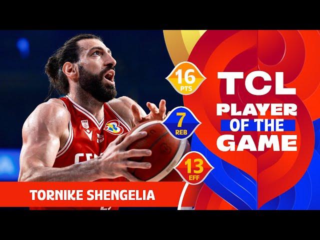 Tornike Shengelia (16 PTS) | TCL Player Of The Game | CPV vs GEO  | FIBA Basketball World Cup 2023