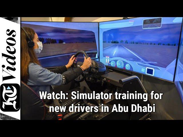 Watch: Simulator training for new drivers in Abu Dhabi