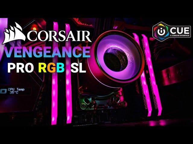 CORSAIR Vengeance RGB PRO SL - installation, visualization and thoughts