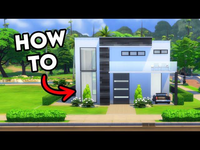 How To Build A Modern House In The Sims 4