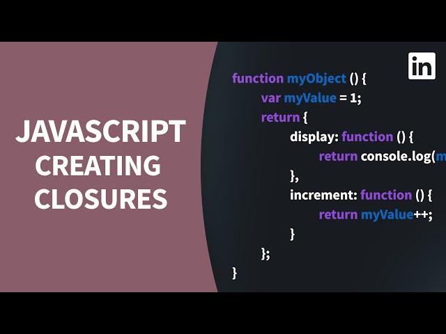 JavaScript Tutorial - Explore nested FUNCTIONS and scope with closures