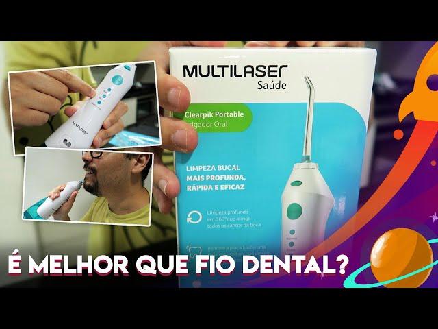 IRRIGADOR DENTAL MULTILASER CLEARPIK PORTABLE (UNBOXING COMPLETO E TESTE) #264