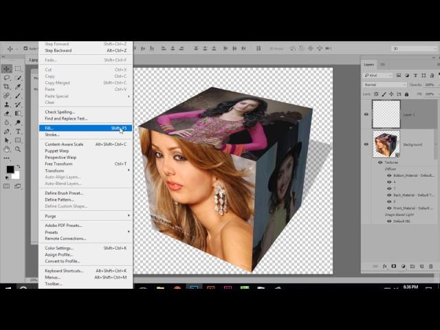 How to create 3D Image Cube Effect in Photoshop | 3D Photoshop Tutorial in Hindi