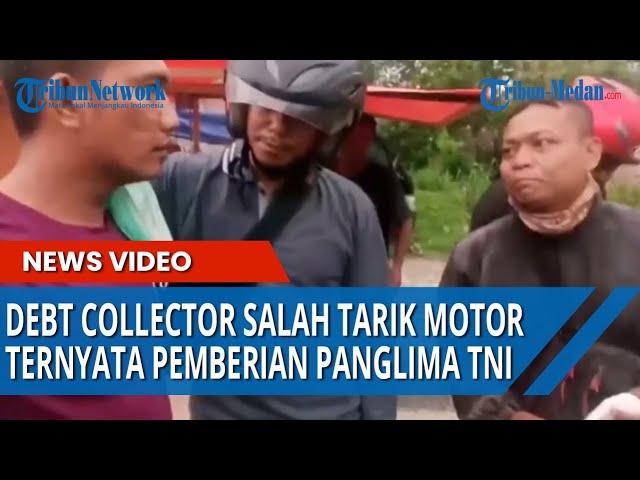 VIRAL Debt Collector Salah Ambil Sepeda Motor, Ternyata Milik TNI Pemberian Panglima, Endingnya Lucu