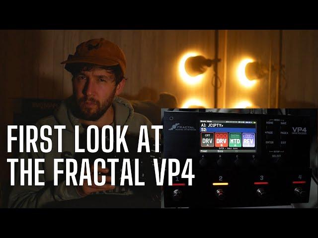 First Look at the Fractal VP4 Virtual Pedalboard - Unboxing, Size, The Editor and Factory Presets