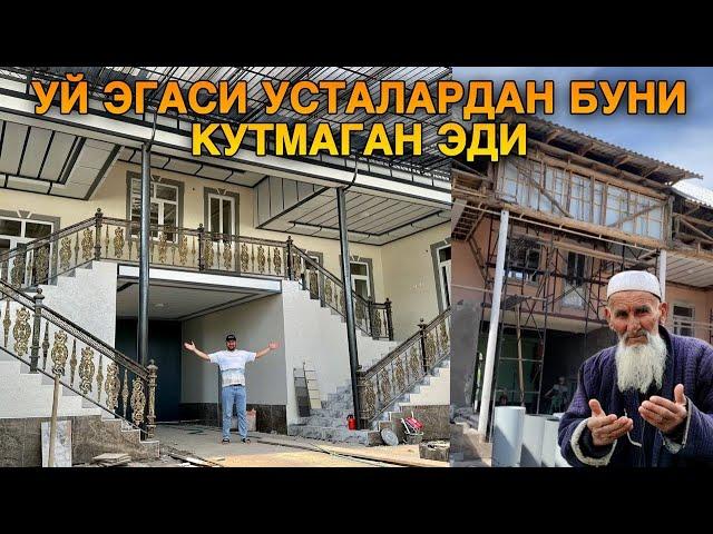 Мана Уста Қандай Бўлиши Керак Уй Эгасини Хайрон Қолдирган Травертин Усталари