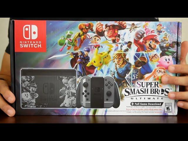 Unboxing - Nintendo Switch Super Smash Bros. Ultimate Edition