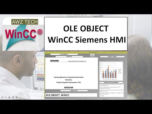 OLE OBJECT WinCC Siemens HMI