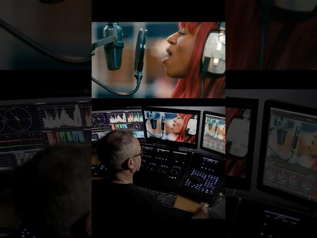 Pro Colorist Grades on DaVinci Resolve #shorts