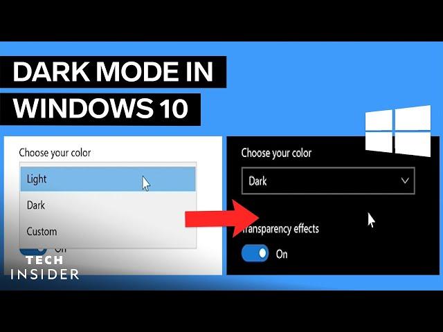 How To Enable Dark Mode In Windows 10