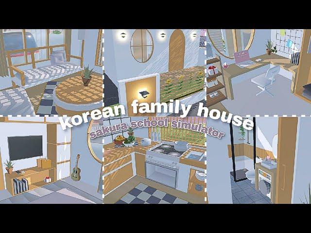 𔔁 「 Bagi - Bagi ID 」 Korean Family House 𓍢ִ໋⊹ ࣪┊ SAKURA School Simulator