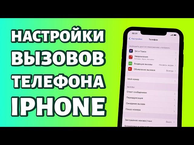 Настройки вызовов на iPhone