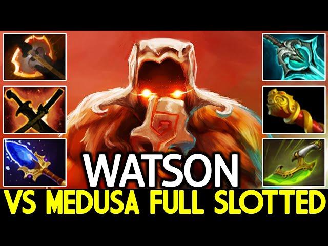 WATSON [Juggernaut] Top Pro Carry VS Medusa Full 6 Slotted Dota 2