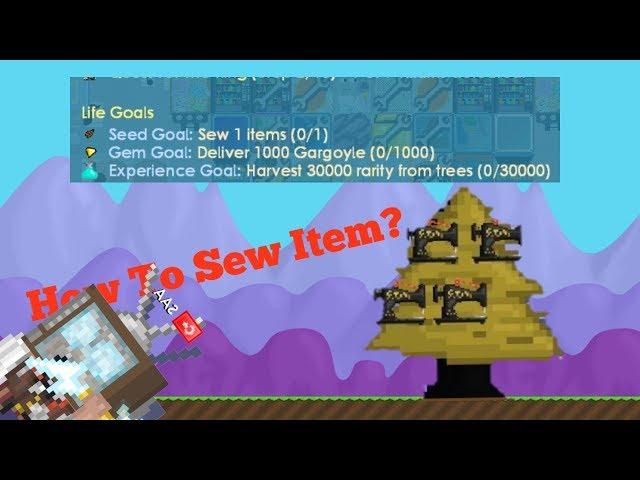 Growtopia How To Sew? (Need Life Goals And Carnival Quests)