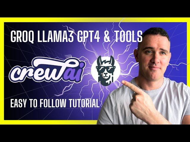 Powerful AI Agents using CrewAI, GPT, Groq, Ollama, LLama3