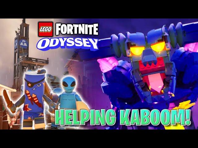 Helping @Kaboom_2084 battle the STORM KING with viewers!!! LEGO Fortnite Odyssey!