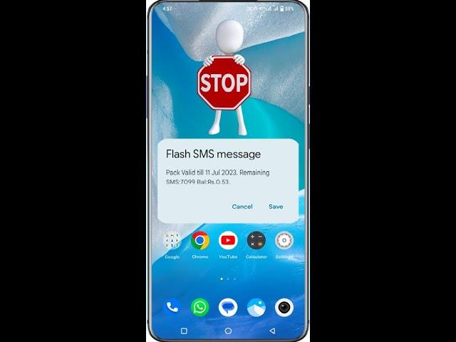 Stop Flash SMS on Android