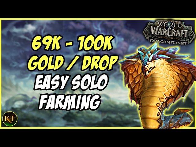 70-100k Gold per drop - Solo Gold Farm WoW - Easy WoW Dragonflight Gold