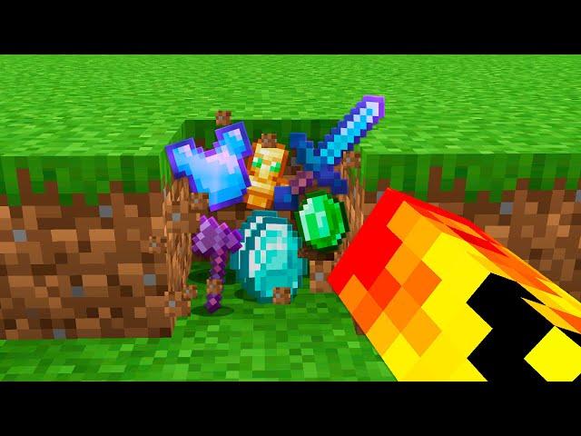 Minecraft, mas QUEBRAR larga ITENS ALEATÓRIOS