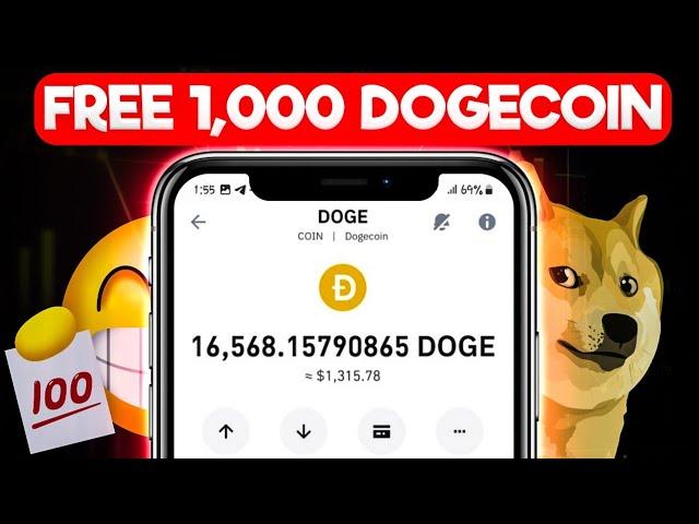 How I Get Free 1,700 Dogecoins In 20 Seconds + no referrals | Free Dogecoin mining website